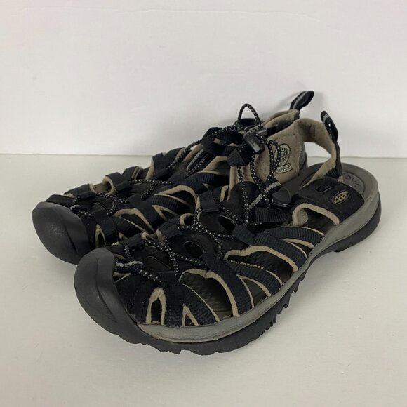 Keen Whisper Waterproof Sport Hiking Sandals Womens 7.5 Black - Picture 8 of 14